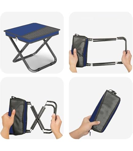 Amazon.com: 2-in-1 Collapsible Camping Stool & Sling Bag / 220LB